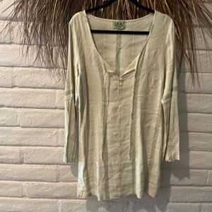 Juicy Couture Sage  and Green detailing Mini Dress